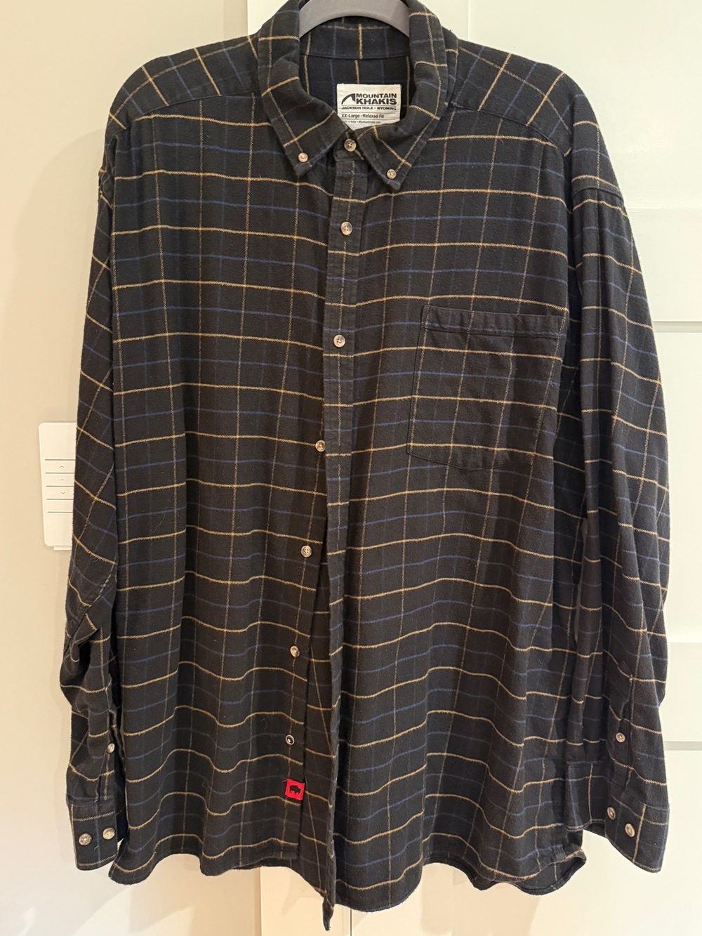 Mountain Khakis Men’s Plaid Button-Down Shirt XXL